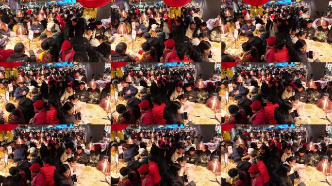 热闹的年货大集