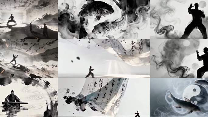 太极（古琴纯音乐）王先宏 LED宽屏背景