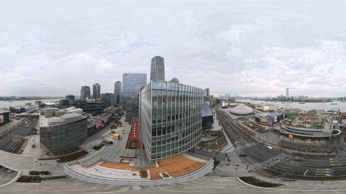 VR全景/上海西岸传媒港航拍