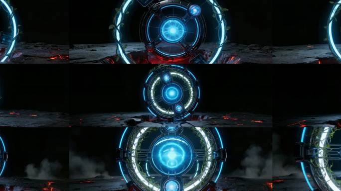 科幻能量核心动画