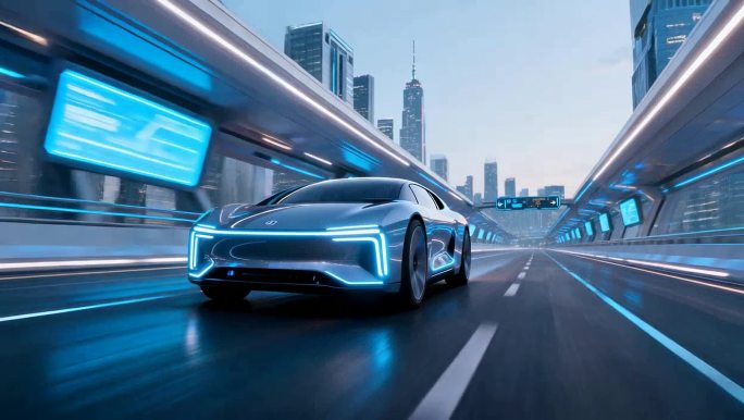 未来城市自动驾驶汽车