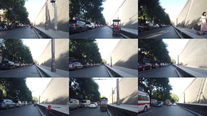 西安明城墙街景随拍