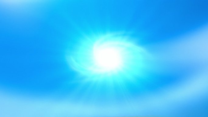 宽屏蓝色光效漩涡循环背景