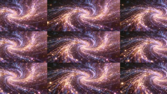 梦幻流光旋转舞台特效 宇宙 背景