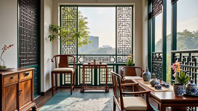 中式风格卧室装修设计