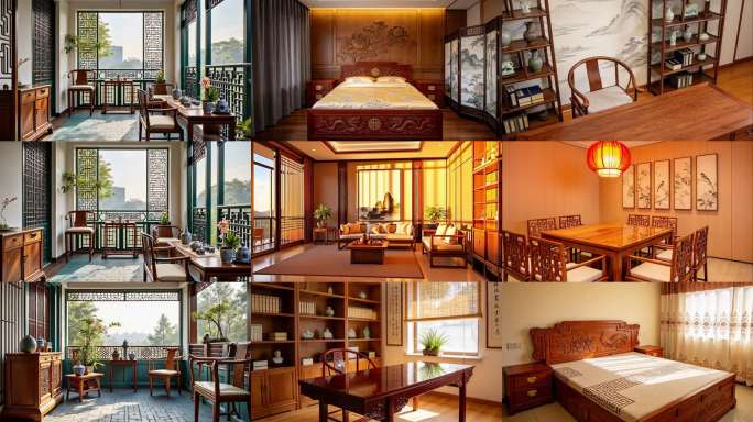 中式风格卧室装修设计