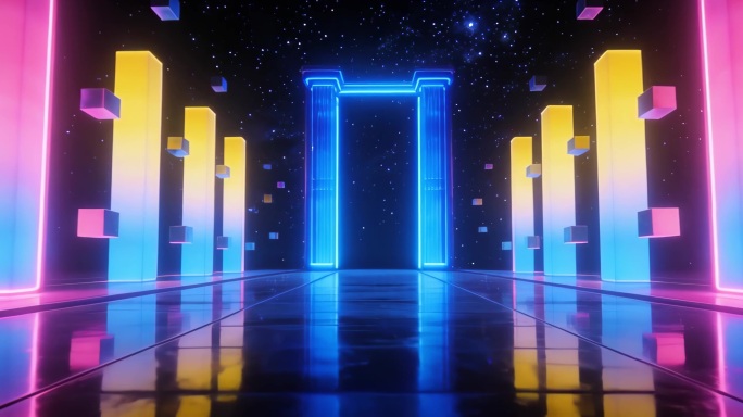 Zoo疯狂动物城2 舞台LED大屏背景