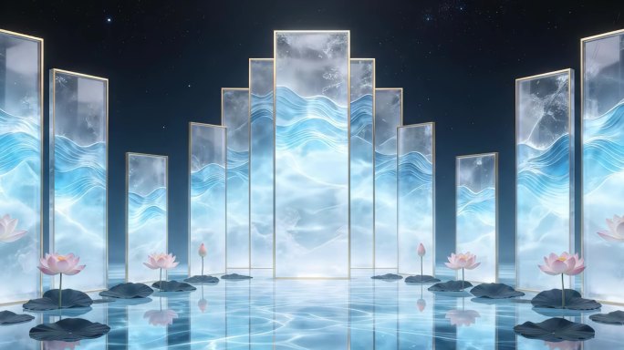 【6K宽屏】新中式水墨意境背景