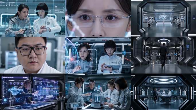 科研团队研究全息投影