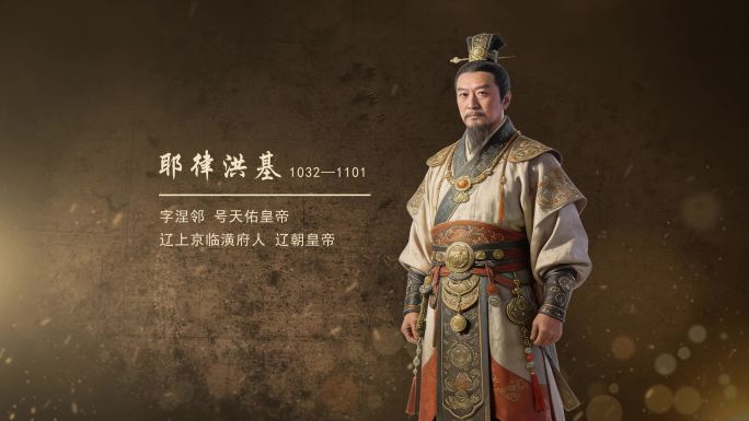 古风名人介绍-耶律洪基