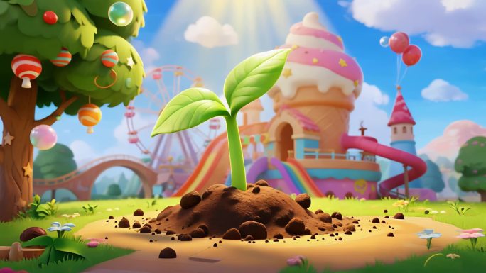 童话世界植物生长过程