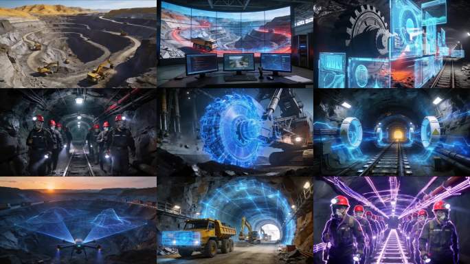 智慧矿业数字化采矿