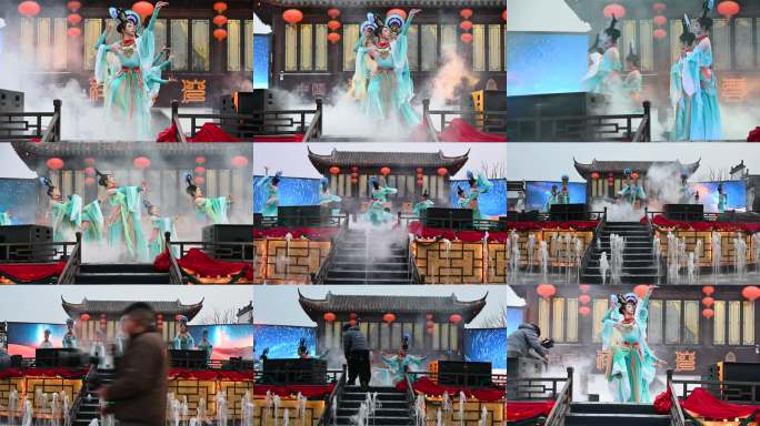 景区节目演出大梦敦煌舞蹈表演