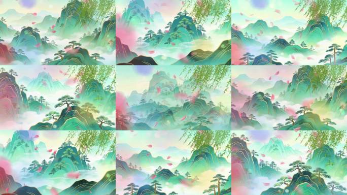 上春山-古风背景