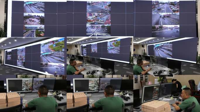 道路监控大屏调度场景