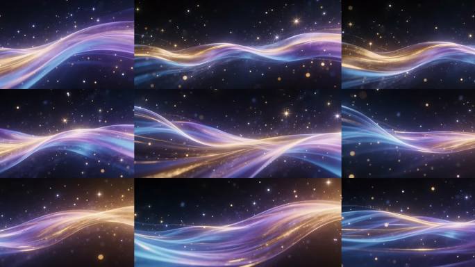 宇宙星空流光动态背景
