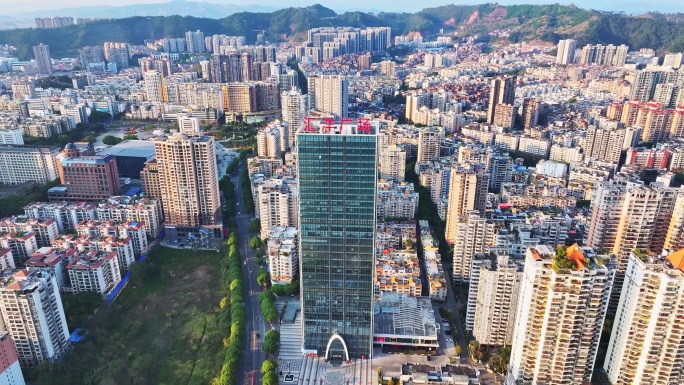 梧州西堤路城市风光视频素材