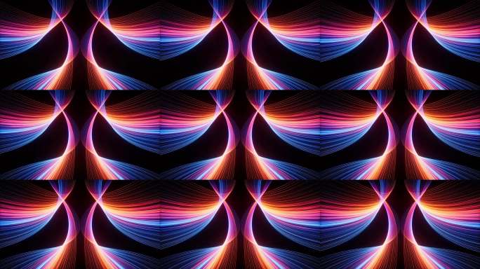 动感流光几何背景