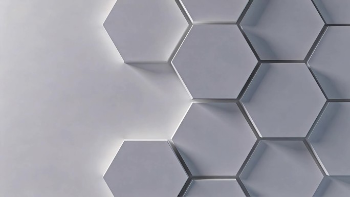 几何蜂窝动态背景
