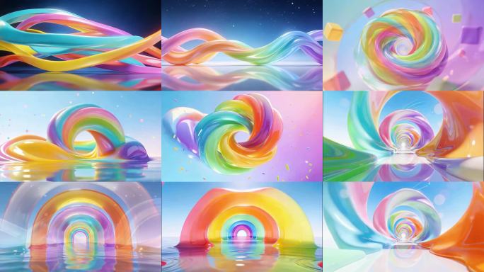 快乐同在-时尚活泼LED大屏