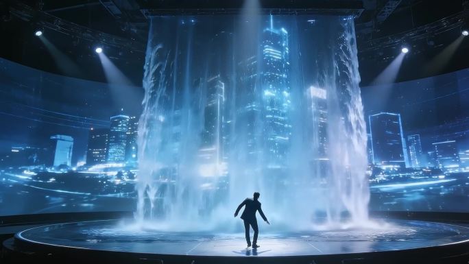 环形球幕全息投影交互科技展厅