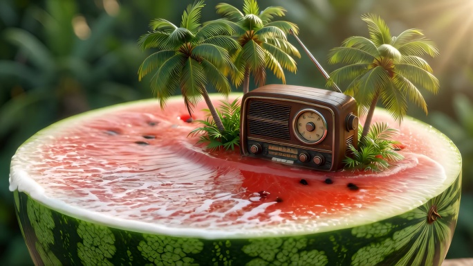 创意西瓜场景小动画