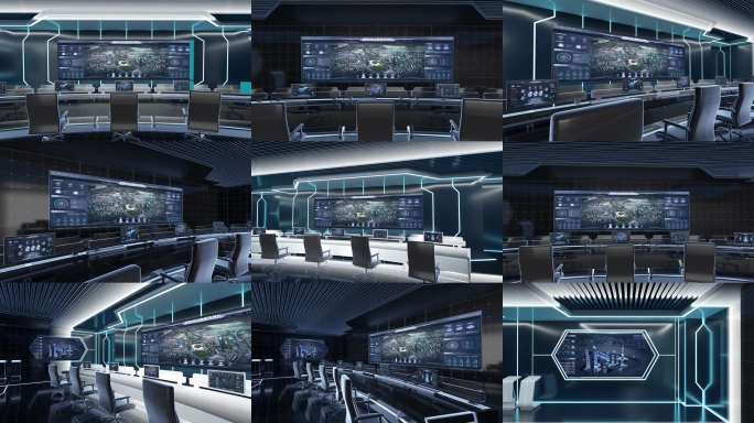 大数据虚拟屏幕科技大屏幕监控网络云信息