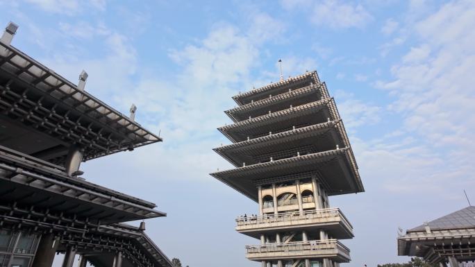 杭州临平区临平山临平公园东来阁