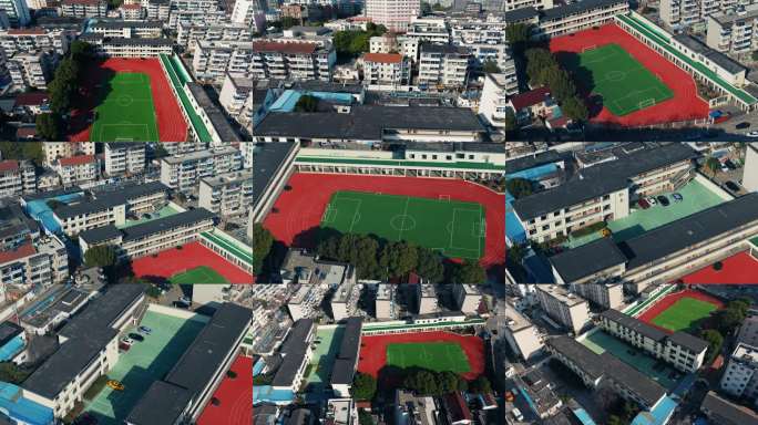 无锡市广瑞小学学校 航拍4k素材