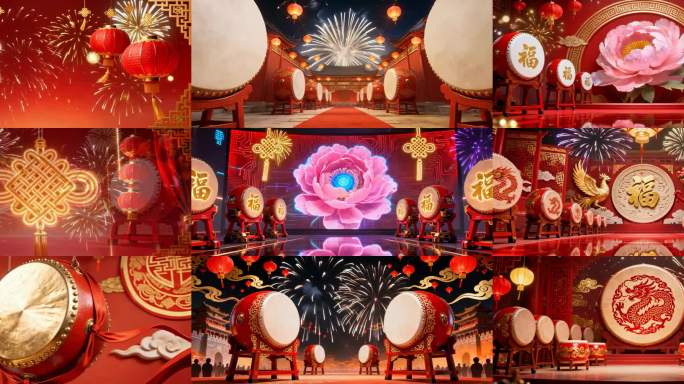 今夜无眠-新年喜庆LED大屏