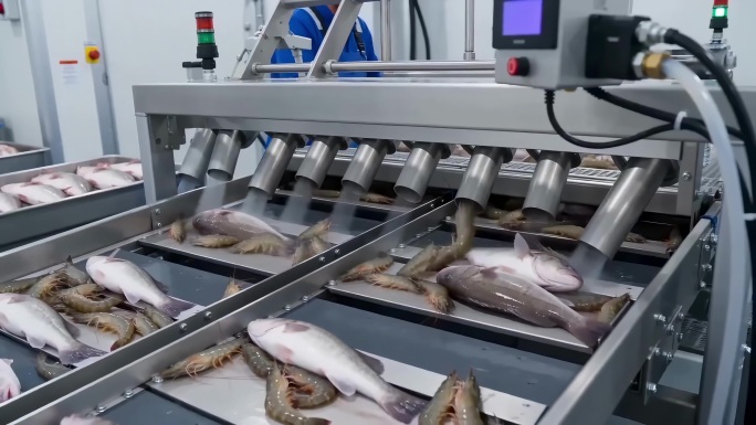 现代化渔船捕鱼流程