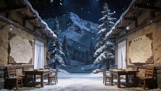 智取威虎山 “定计” 场景(无限循环)