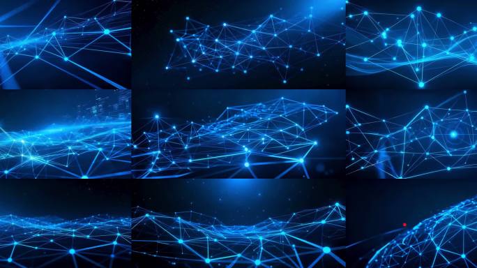 6k宽屏科技网络抽象背景