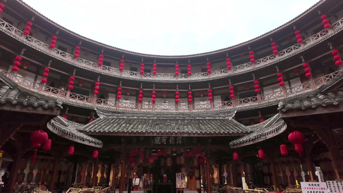 航拍成都 洛带古镇