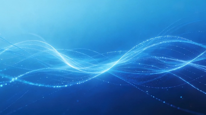 宽屏蓝色动感线条循环背景