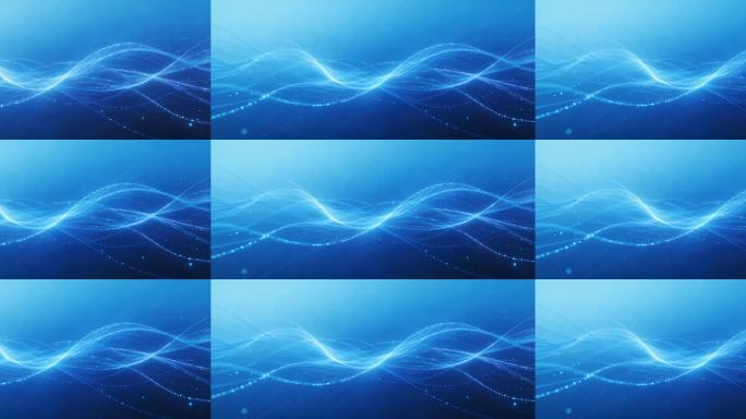 宽屏蓝色动感线条循环背景