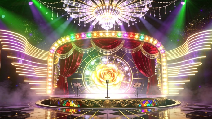 复古循环百老汇百乐门舞台04